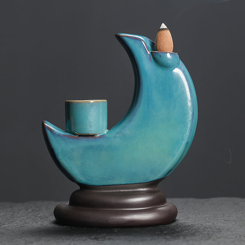 New Moon Backflow Incense Holder