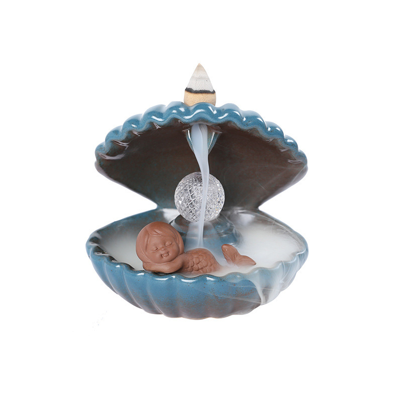 Mermaid Backflow Incense Burner