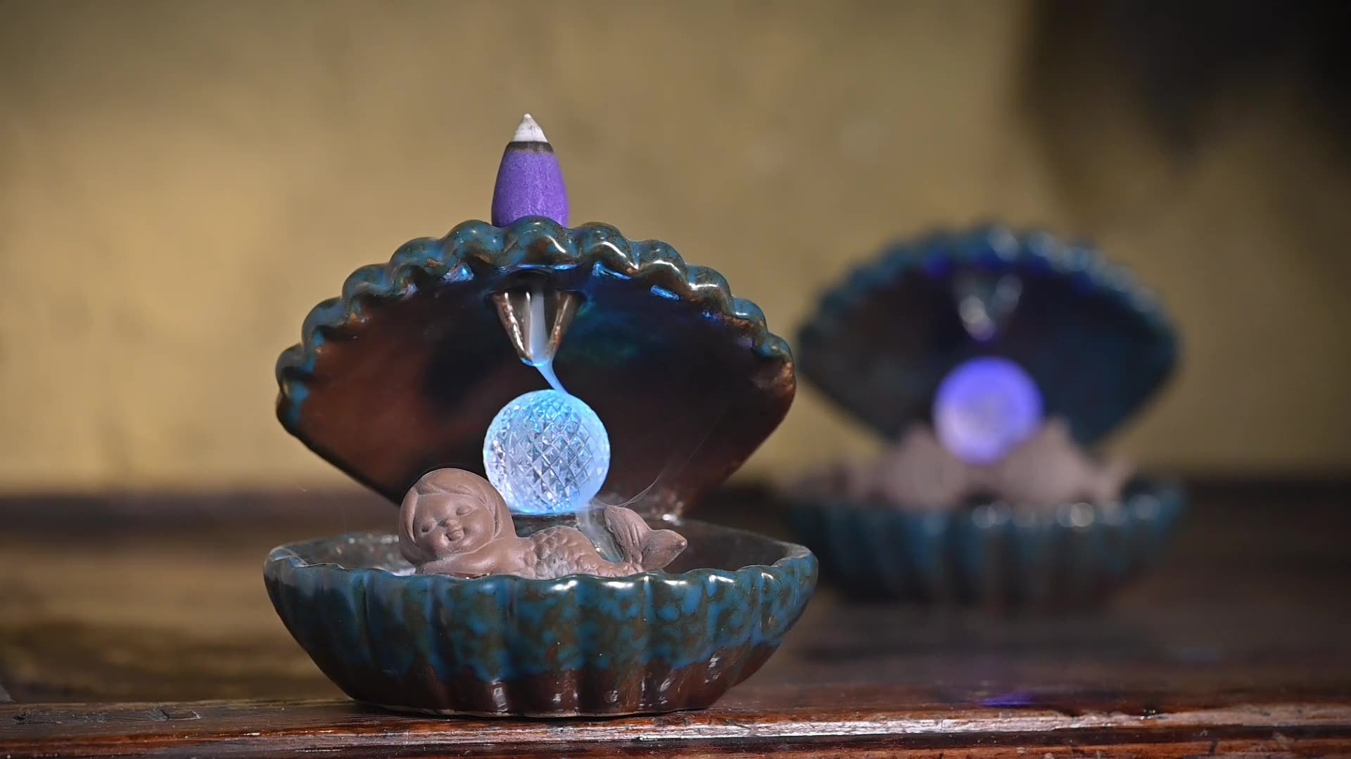 Mermaid Backflow Incense Burner
