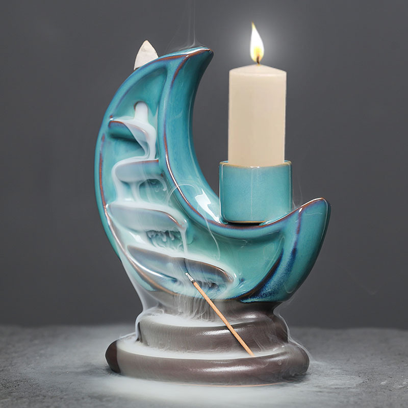 New Moon Backflow Incense Holder