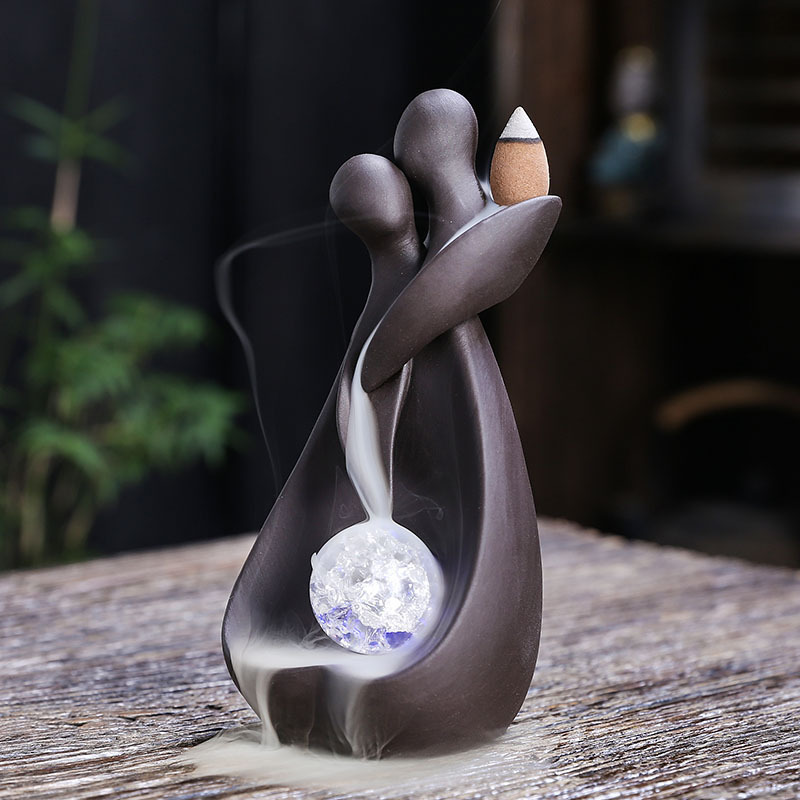 Lover Incense Burner, Waterfall Backflow Incense Holder