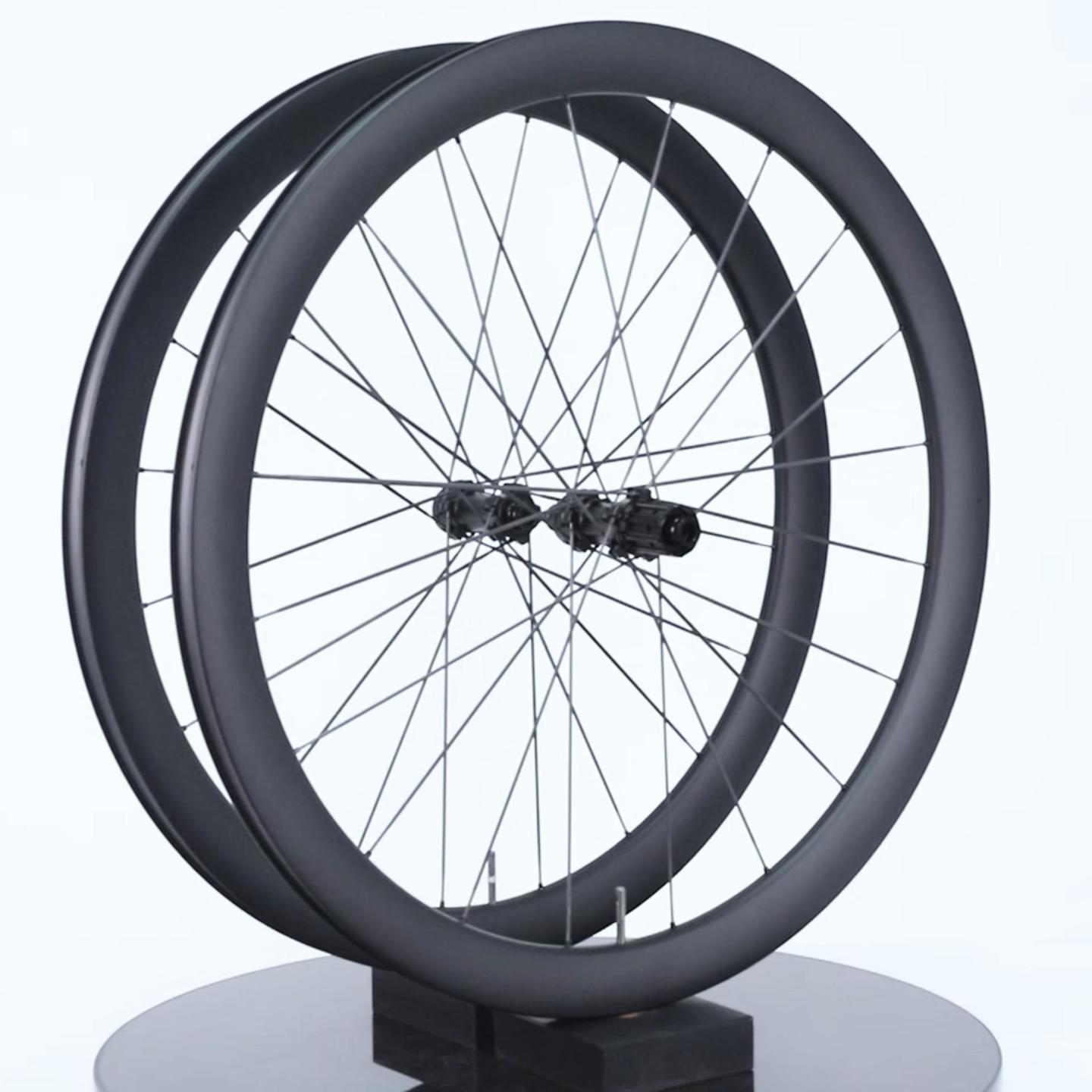 ProX C67DB Super Light Non-Paint Carbon Road Wheels Anti-Scratch Full Carbon Spoke Wheels