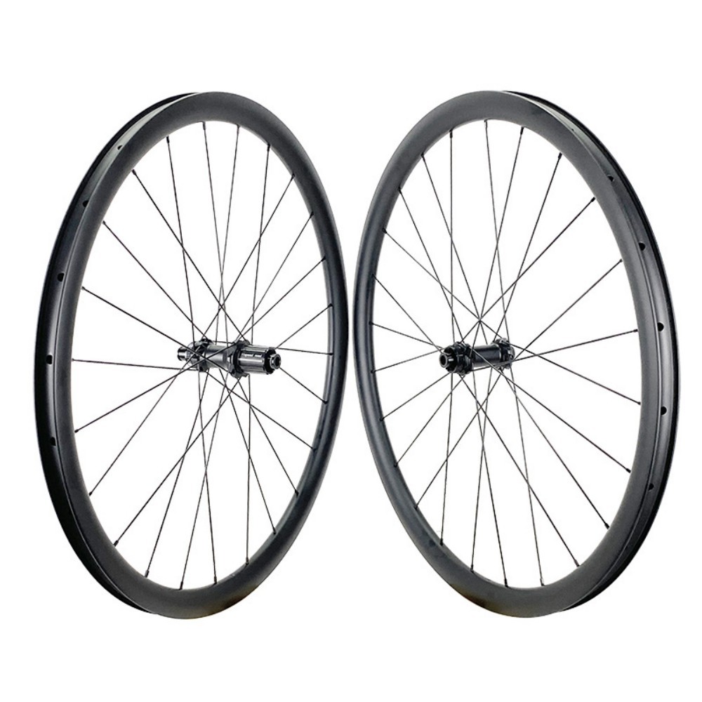 ProX C52DB 25mm Wide Disc Brake Carbon Clincher Rims 700C Road Rim Tubeless Read