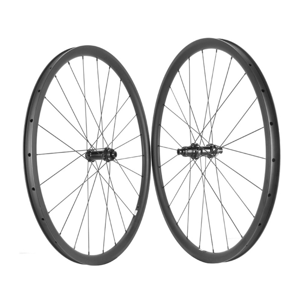 ProX 98DB Disc Brake 25mm Wide Carbon Clincher Rims 700C Road Wheelset