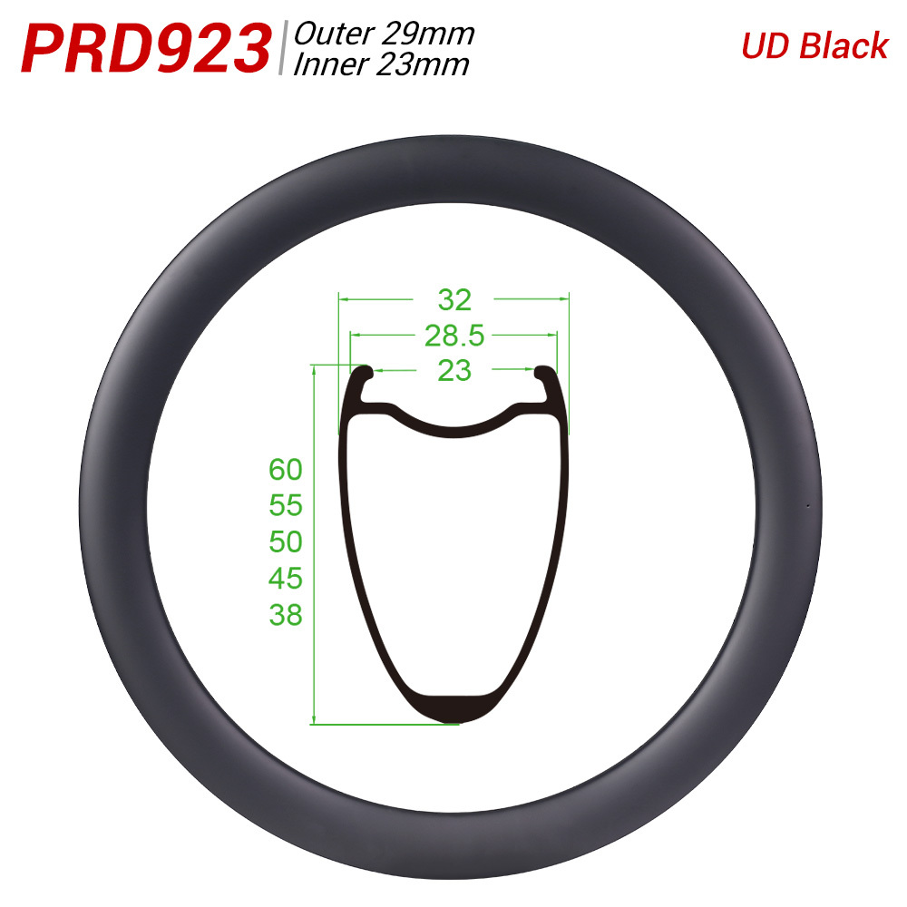 ProX 29mm Wide Carbon Rims 23mm Inner Width Carbon Rims