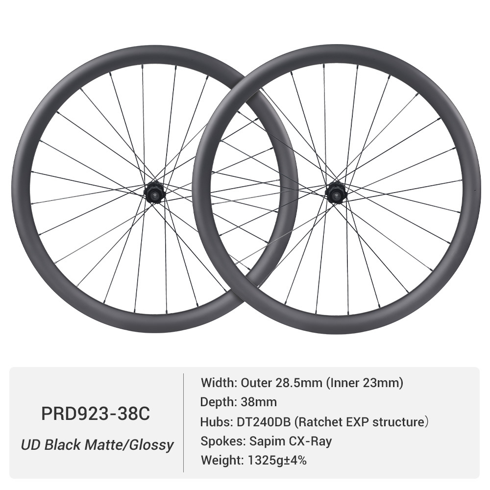 ProX DT240 Road Carbon Wheels | High-Perfomance Road Wheel With 23mm Inner Width Rims
