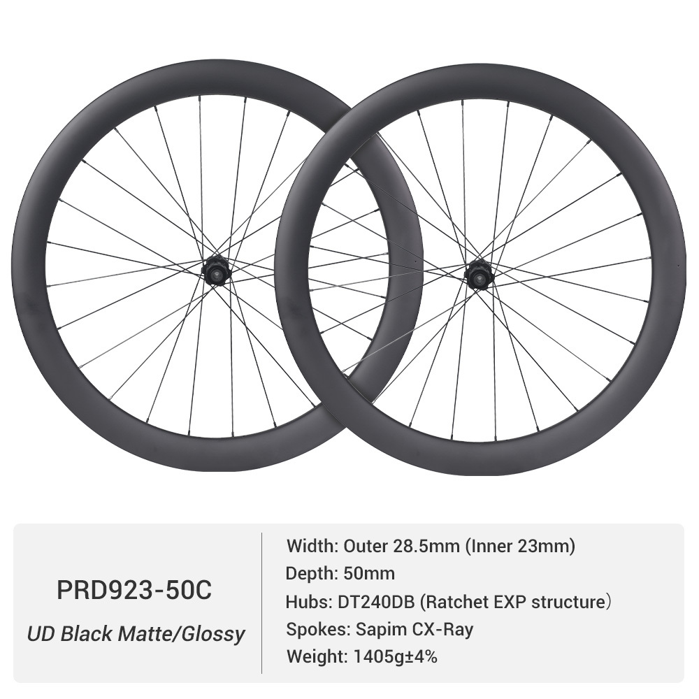 ProX DT240 Road Carbon Wheels | High-Perfomance Road Wheel With 23mm Inner Width Rims