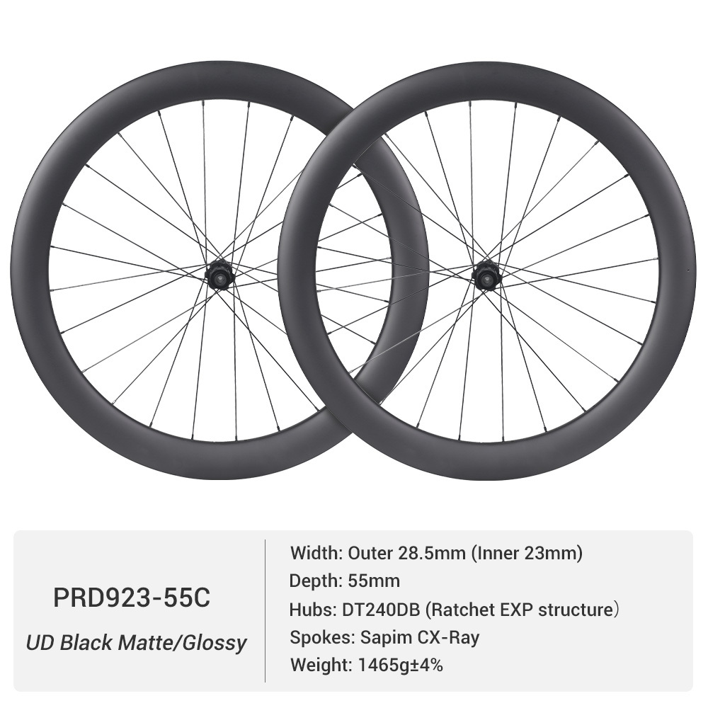 ProX DT240 Road Carbon Wheels | High-Perfomance Road Wheel With 23mm Inner Width Rims