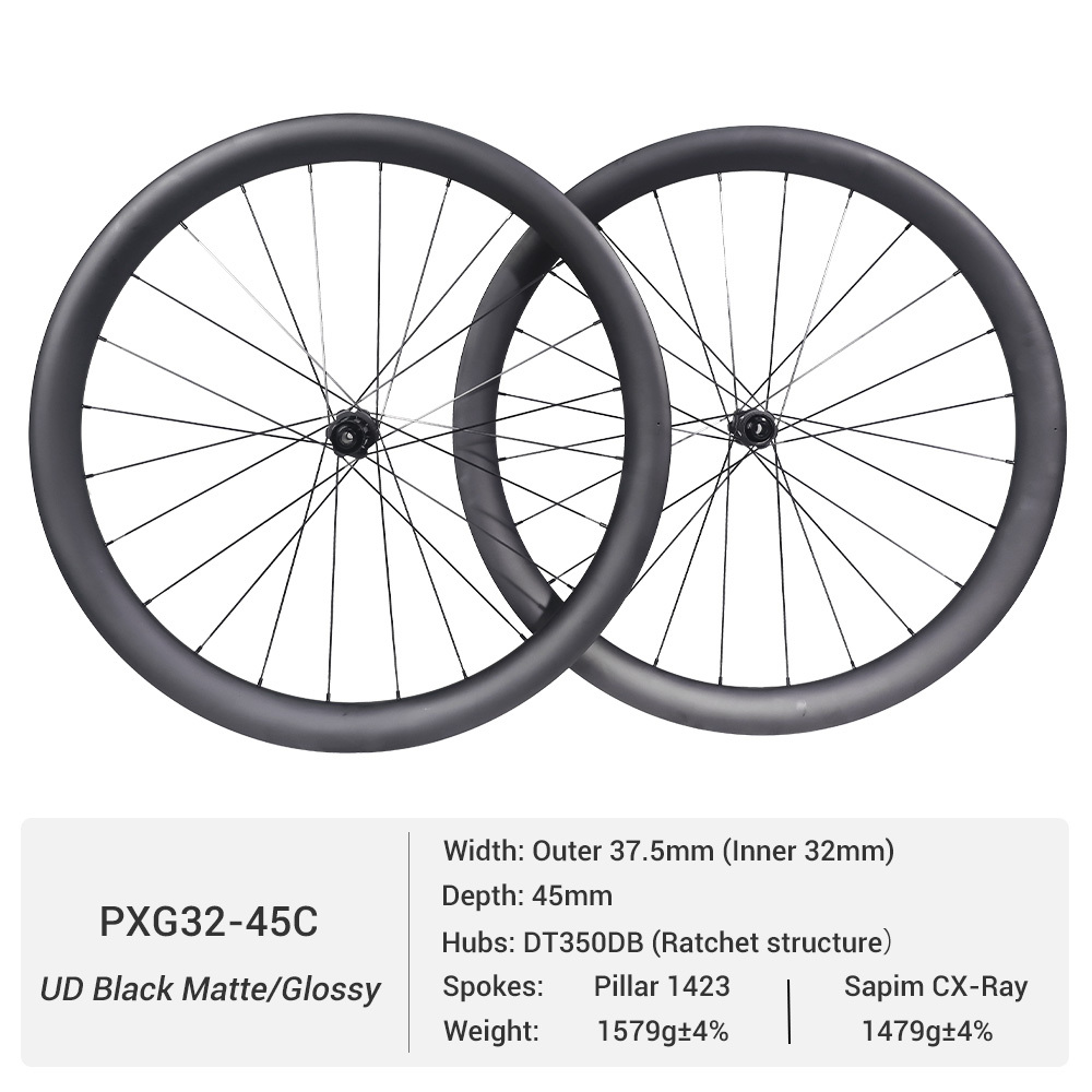 ProX DT350 Super Wide Gravel Wheels | 32mm Inner Width Carbon Rims For Maximum Stability