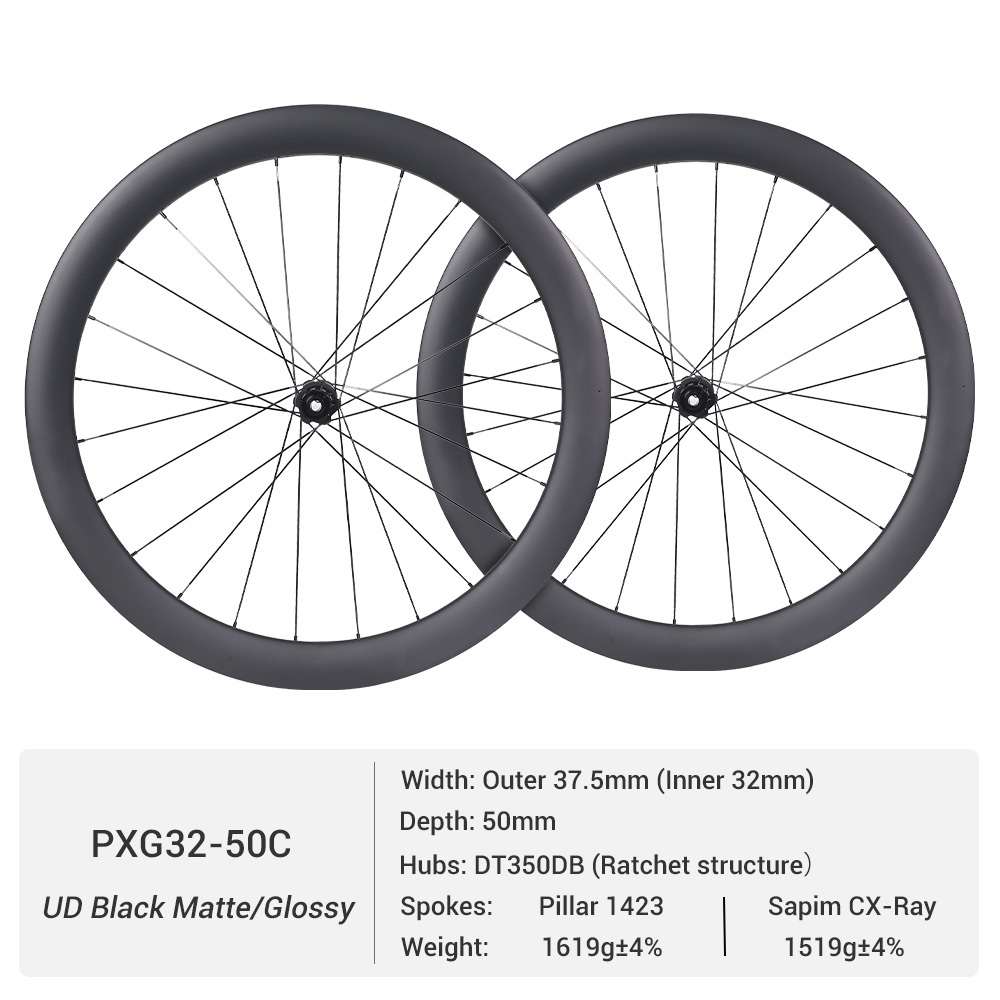 ProX DT350 Super Wide Gravel Wheels | 32mm Inner Width Carbon Rims For Maximum Stability