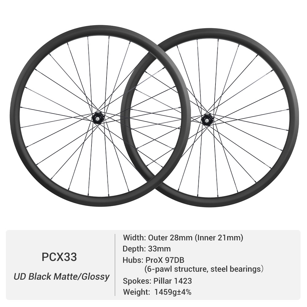 ProX 97DB Budget Gravel Wheels | 700C Tubeless-Ready Carbon Wheels For Everyday Riding