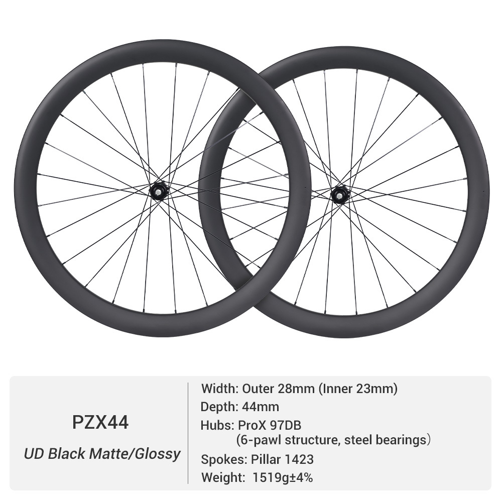 ProX 97DB Budget Gravel Wheels | 700C Tubeless-Ready Carbon Wheels For Everyday Riding