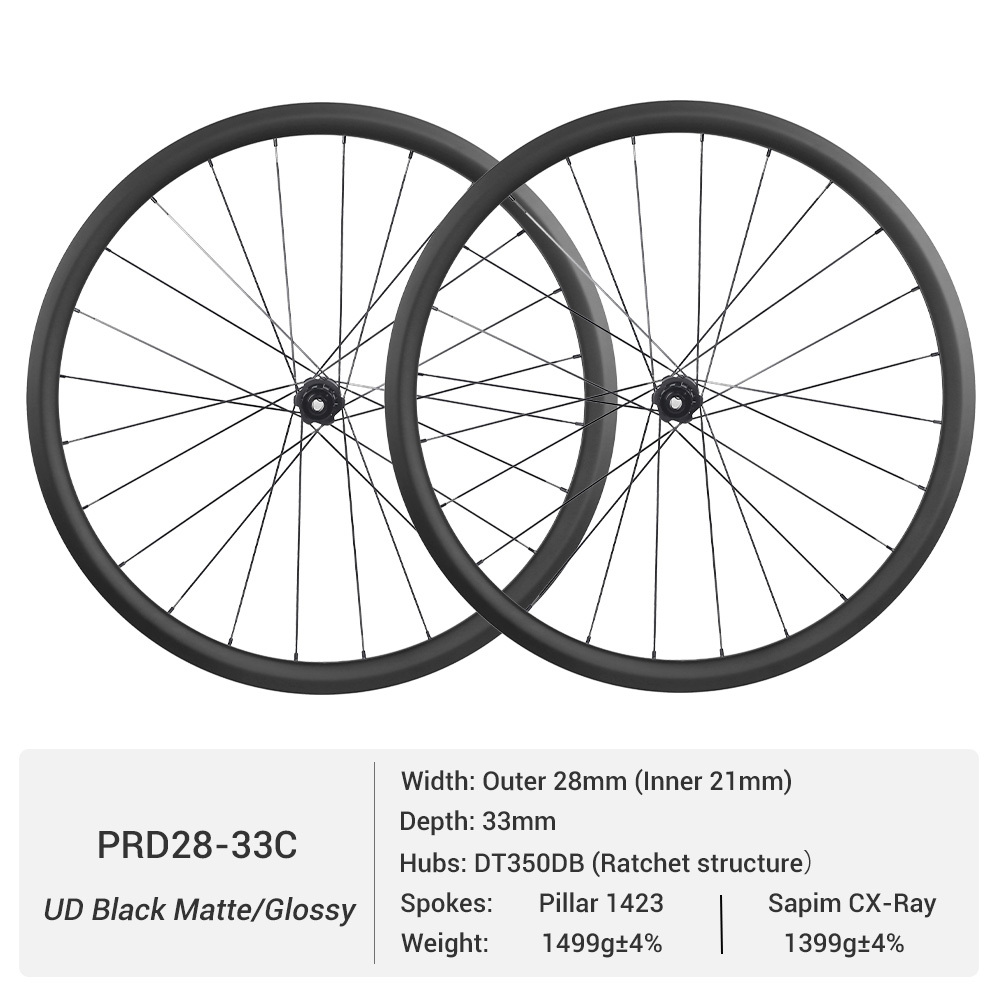 ProX DT350 Carbon Road Wheelset | Upper Mid-range Reliable Carbon Wheels For Training