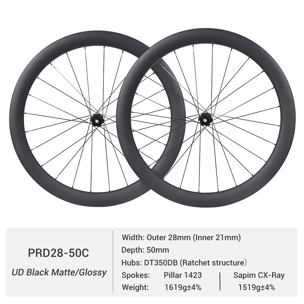 ProX DT350 Carbon Road Wheelset | Upper Mid-range Reliable Carbon Wheels For Training