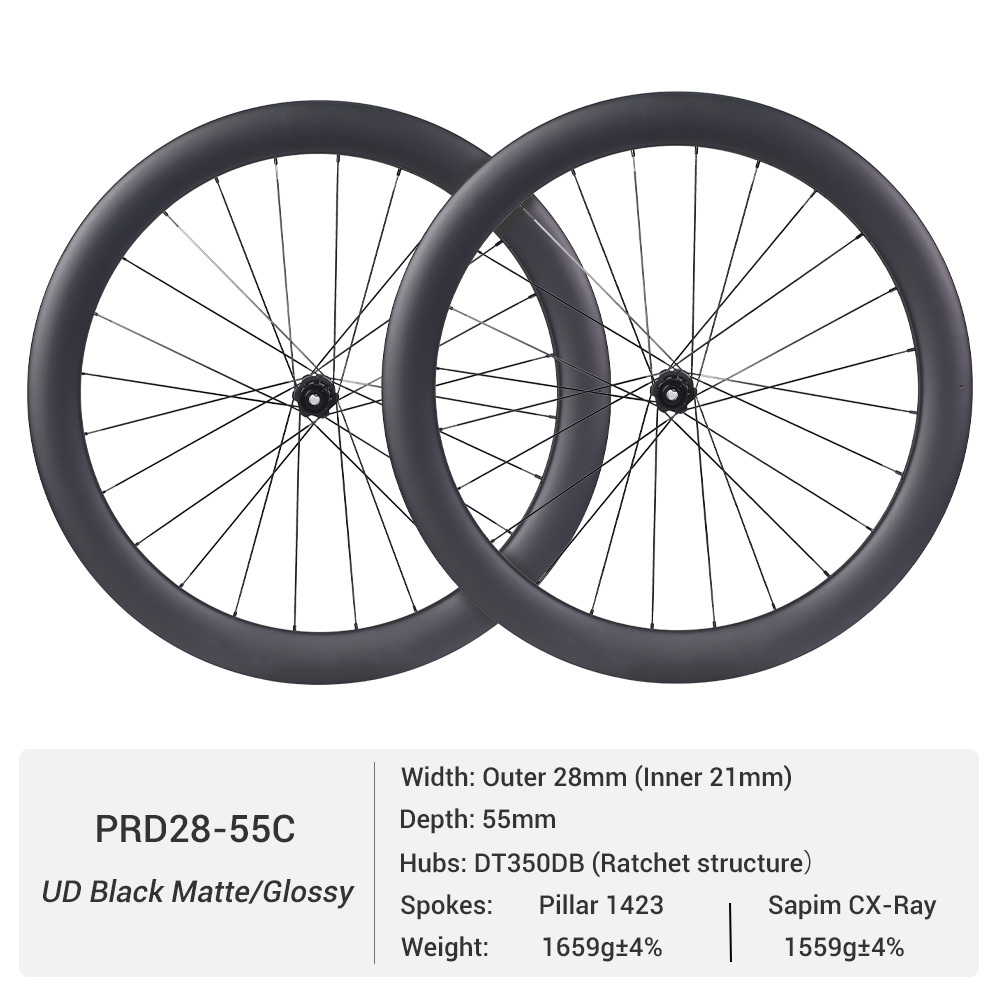 ProX DT350 Carbon Road Wheelset | Upper Mid-range Reliable Carbon Wheels For Training