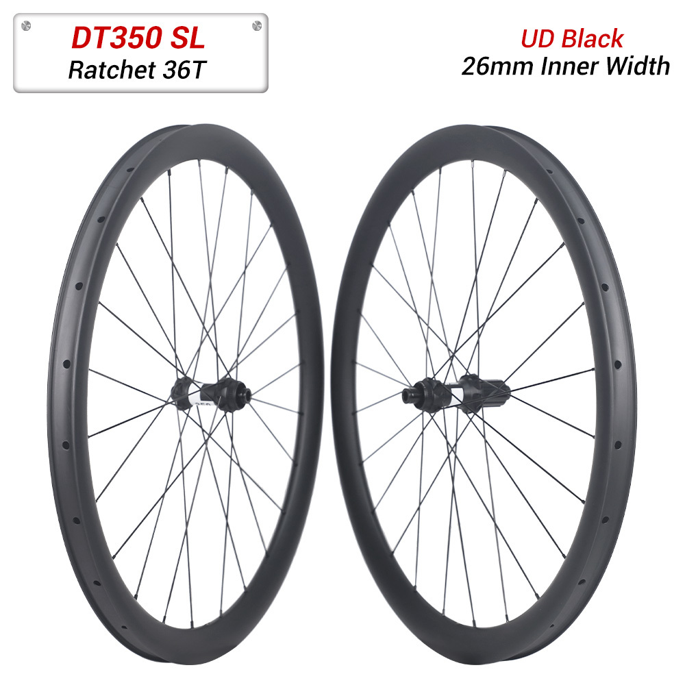 ProX DT350 Gravel Carbon Wheelset | 26mm Inner Width Gravel Wheels For All-Terrain Riding