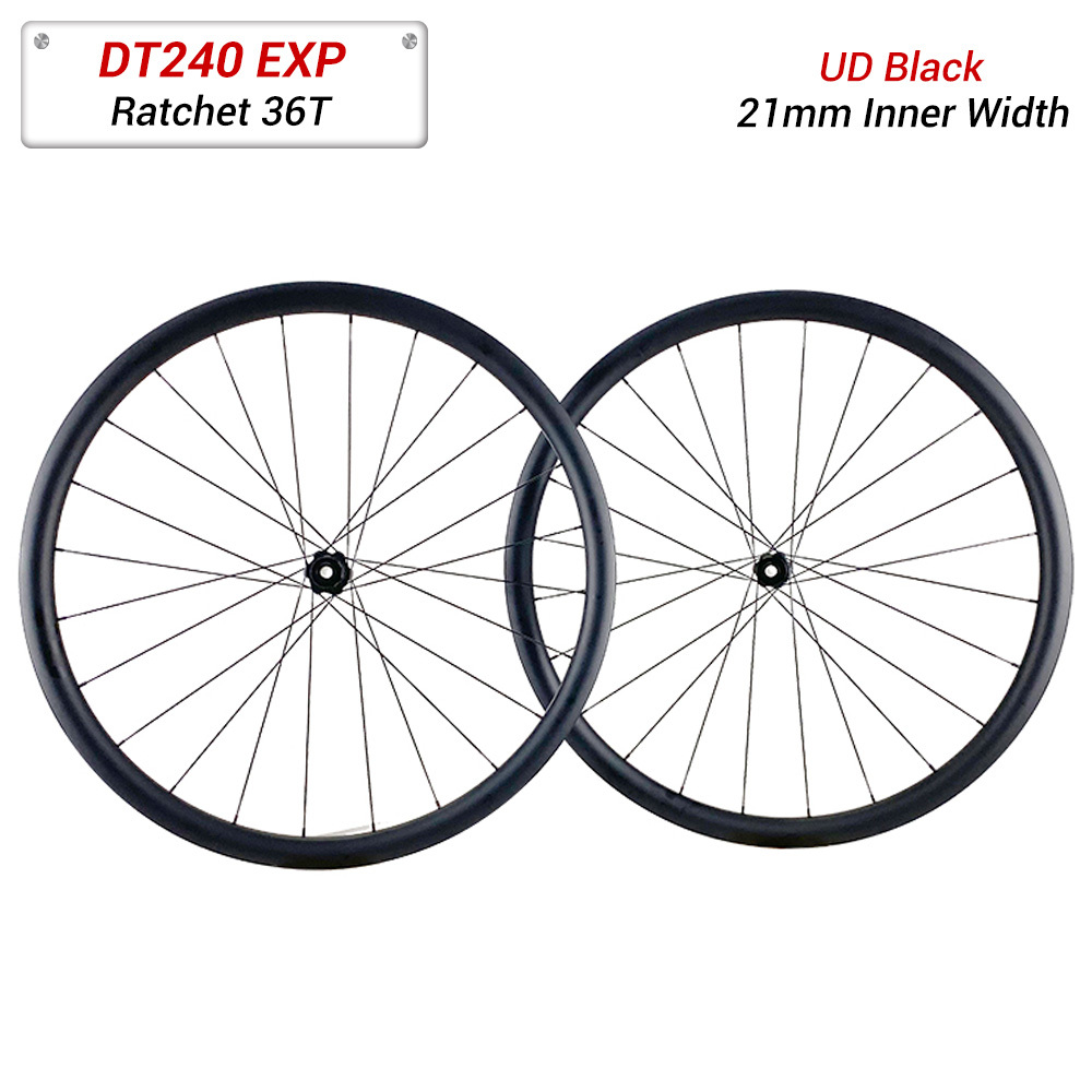 ProX DT240 High-Performance Carbon Road Wheels | 28mm Outer Width Road Disc Brake Wheelset