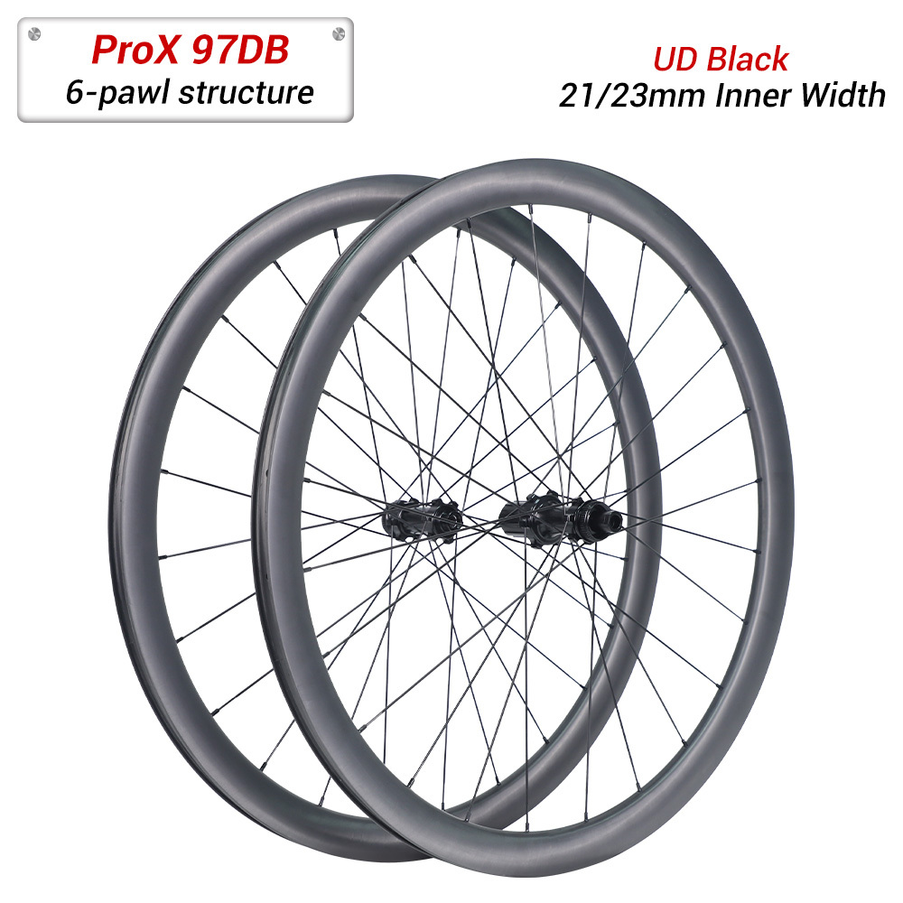 ProX 97DB Budget Gravel Wheels | 700C Tubeless-Ready Carbon Wheels For Everyday Riding