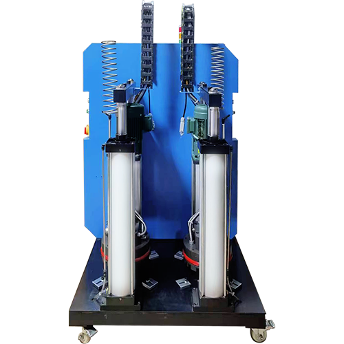 Double disc hot melt adhesive machine