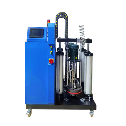 Double disc hot melt adhesive machine
