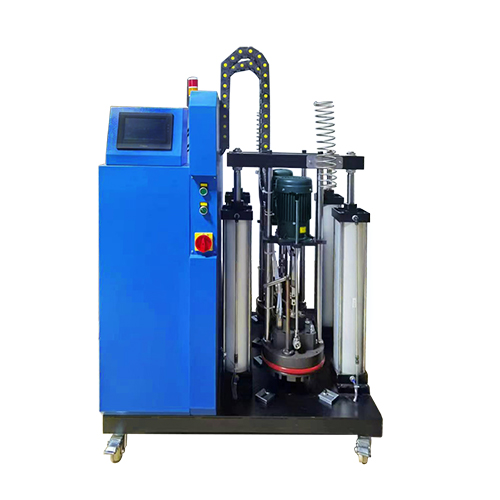 Double disc hot melt adhesive machine