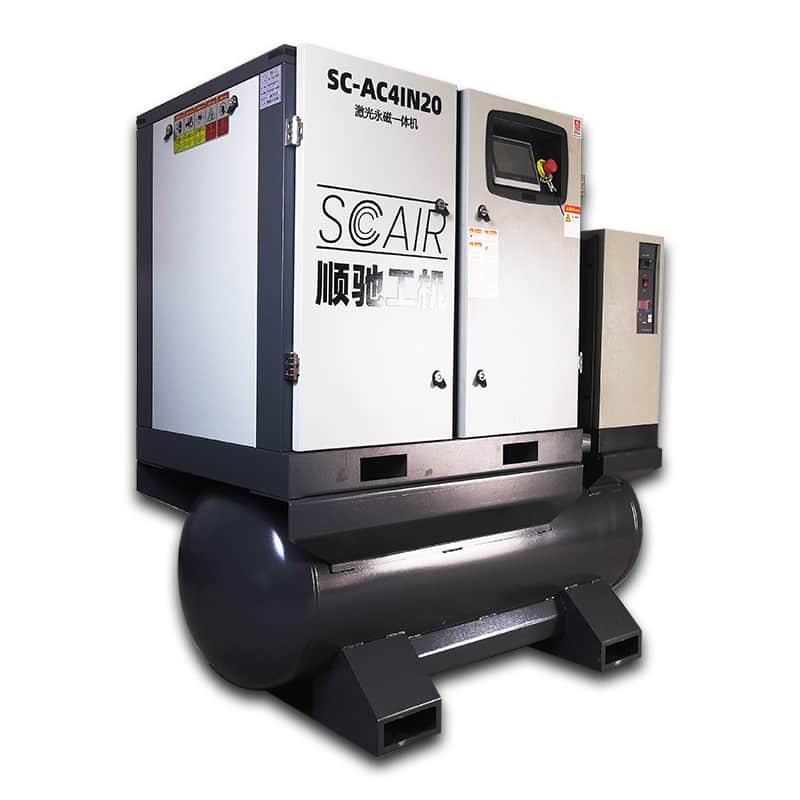 Premium Screw Compressor, 1m³/min, Ideal for Stamping & Metal Fabrication