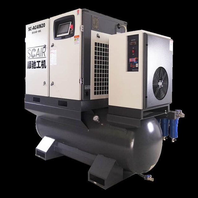 Premium Screw Compressor, 1m³/min, Ideal for Stamping & Metal Fabrication