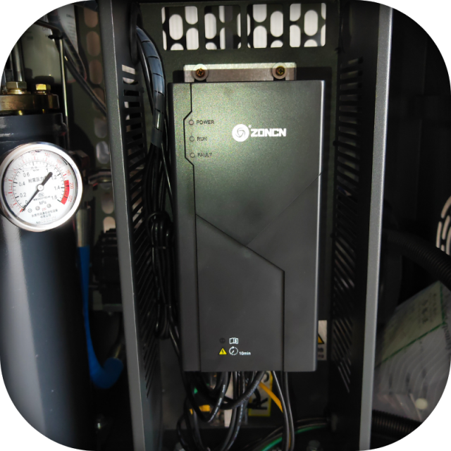 Reliable SCAIR 10HP Standard Air Compressor with PM VSD for Industrial Recycling