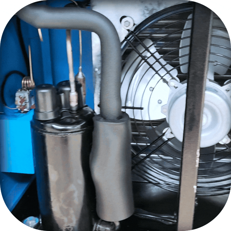 Rotary Screw Air Dryer: 20HP & Energy-Conscious Design"