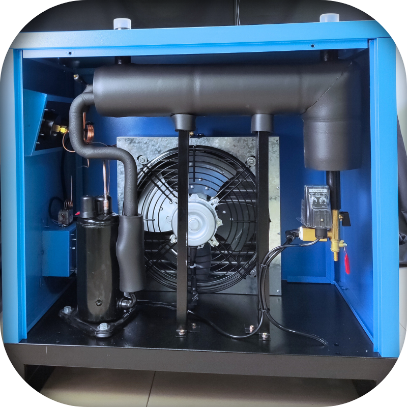 Waste Recycling Air Dryer: 10bar & Refrigerant Technology