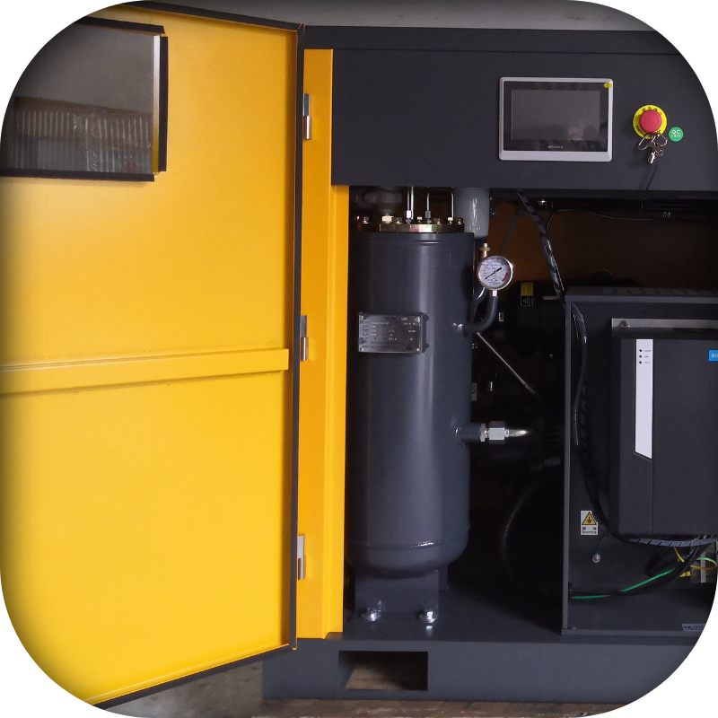 Energy efficiency comparison chart: 55kw screw compressor vs conventional units