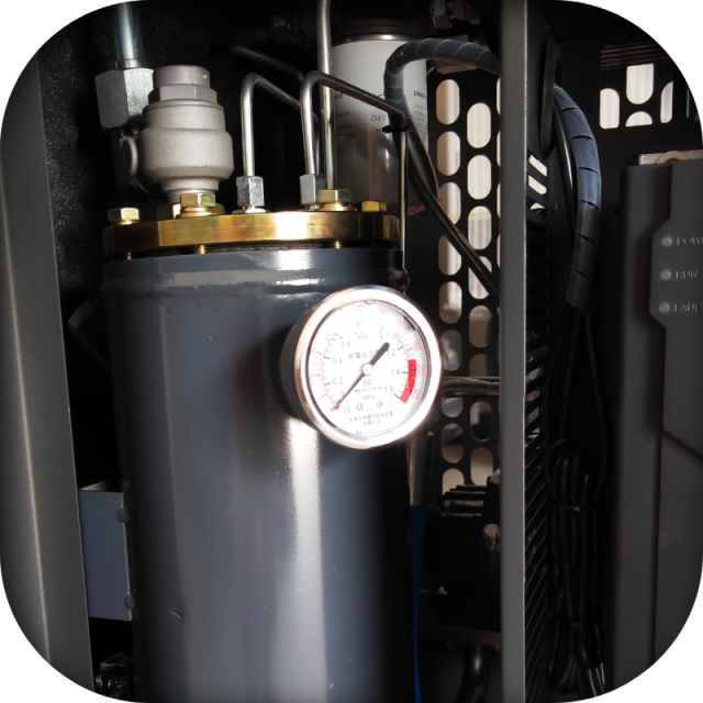 Industrial air compressor in Singapore electronics factory