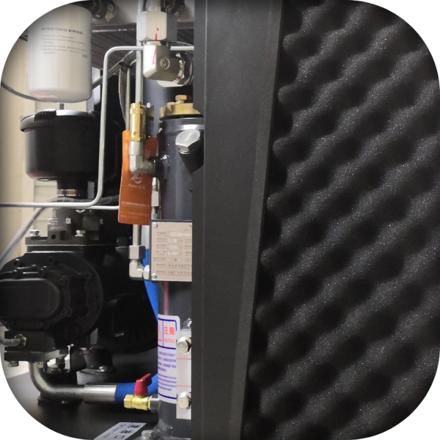 ISO 9001 certified screw air compressor