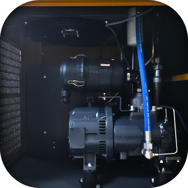 Advanced Air-Cooling System in 75kw Screw Compressor