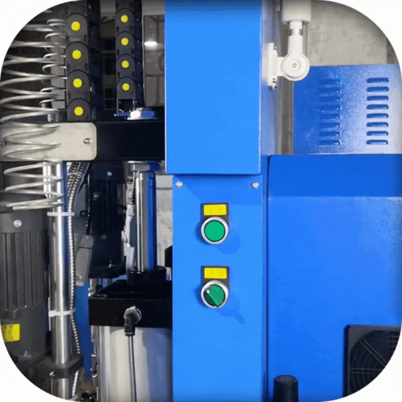 Industrial hot melt adhesive spraying machine with ±1°C precision