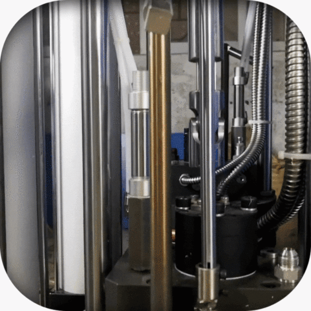 Industrial adhesive coating machine with K-type temperature sensing