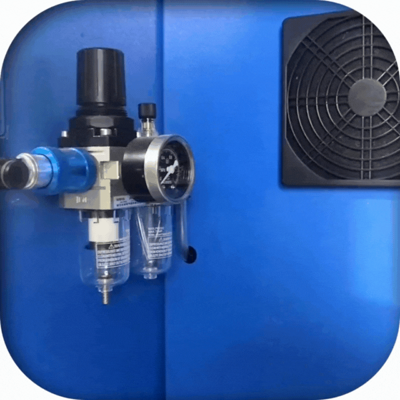 Hot melt adhesive spray gun for high-volume production lines
