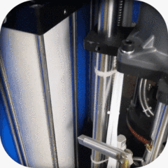 Hot melt adhesive extruder for carton and gift box production