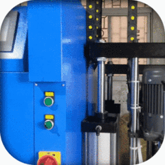 Hot melt glue applicator with 6000W heating for rapid melting