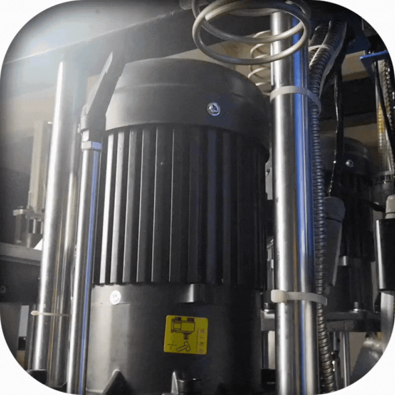 SCAIR hot melt adhesive machine with frequency transformer control