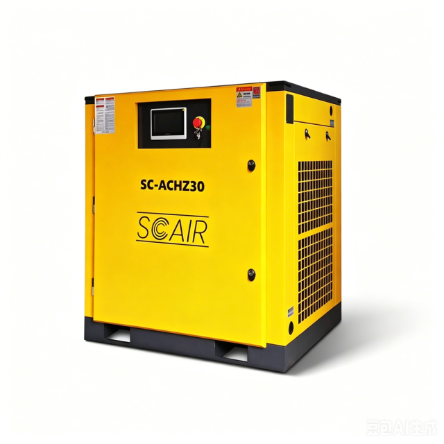 SC-ACBS 30HP Screw Air Compressor — 100% Duty Cycle