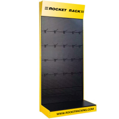 Hardware Tools Display with Slanted Logo Box