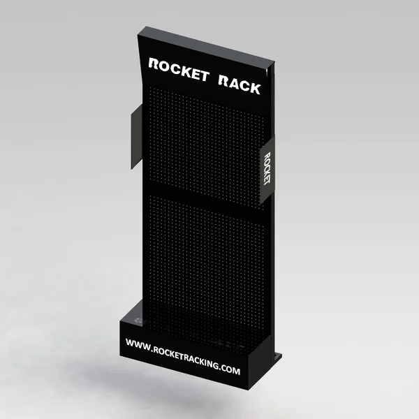 Hardware Tools Display with Slanted Logo Box