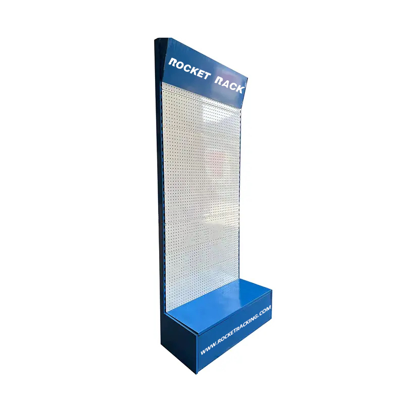 Hardware Tools Display with Slanted Logo Box