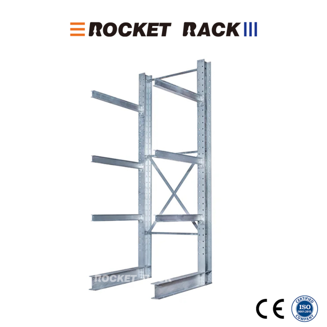 Hot Dip Galvanizing Cantilever Racking for Outdoor Anti-Rust Using