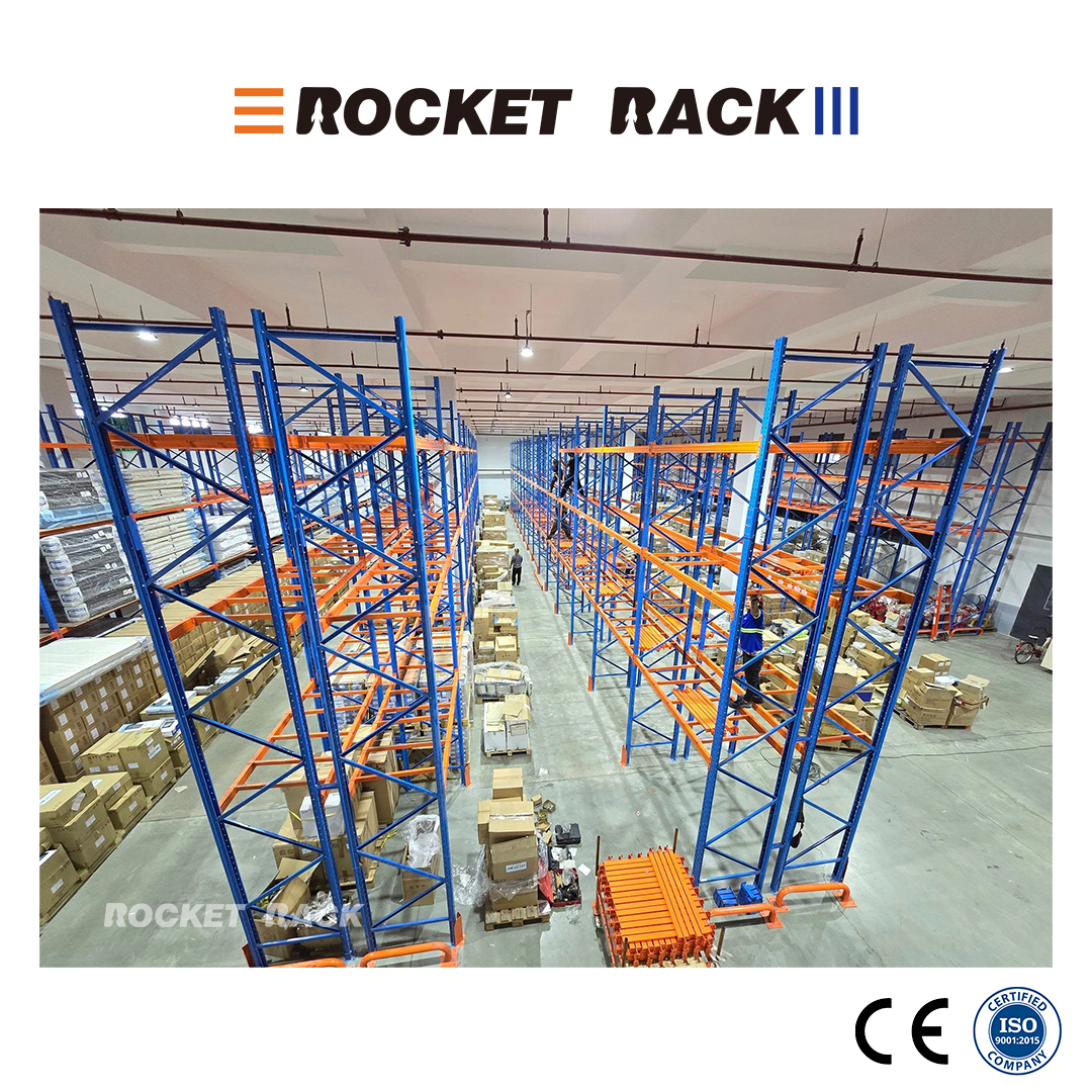 Back to Back Industrial Pallet Racking System For Warehouse Storage