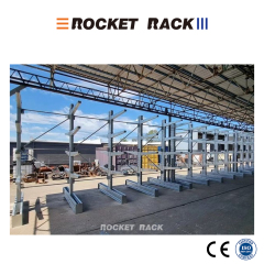 Hot Dip Galvanizing Cantilever Racking for Outdoor Anti-Rust Using