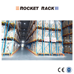 Double-Depth Heavy Duty Pallet Racking for Warehouse Storage