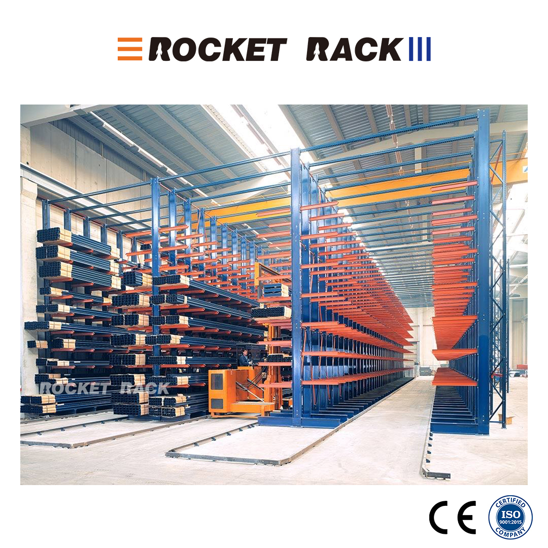 H-shaped Steel Cantilever Racking System For Long Items