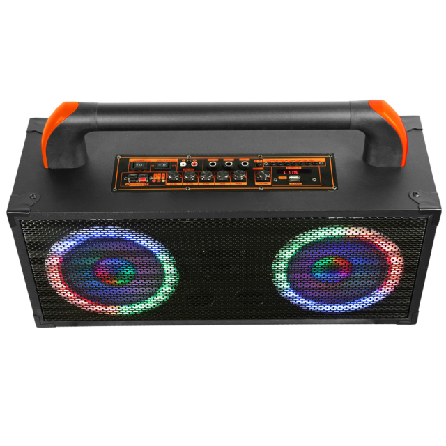 Original design bluetooth rechargeable portable speaker dual 8 10 Inch